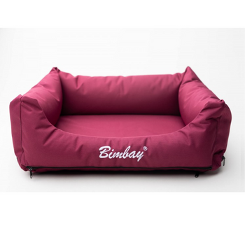 Bimbay Kuscheliges Hundesofa rotwein 100 x 80cm