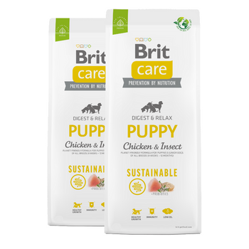 Brit Care Sustainable Puppy Chicken & Insect 2x12kg