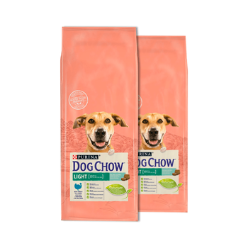 Dog Chow Adult Light Turkey 2x14kg