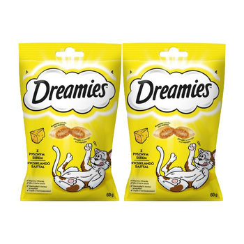 Dreamies Leckerbissen für Katzen Käse 60g x 2