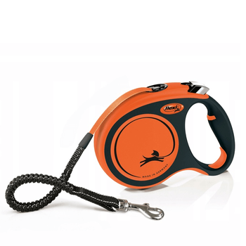 Flexi Smycz Xtreme orangefarbenes Klebeband [Größe L] 5m/65kg