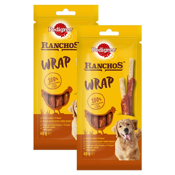 Pedigree Ranchos Wrap Huhn 40g x 2