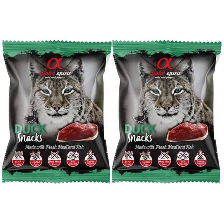 Alpha Spirit Cat Eine Delikatesse in Würfelform mit Ente 50g x 2