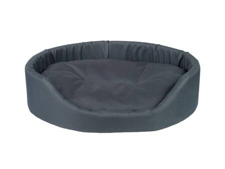 Amiplay ovales Hundebett Basic graphit [Größe S] 46 x 38 x 13cm