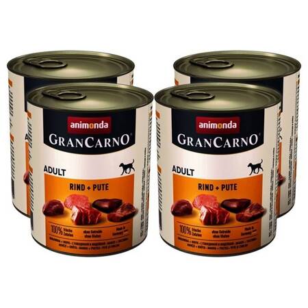 Animonda GranCarno Original Adult rind und truthahn 800g x 4