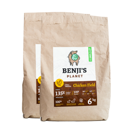 Benji's Chicken Field Huhn und Truthahn 2x6kg