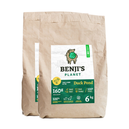 Benji's Duck Pond Ente und Rindfleisch 2x6kg