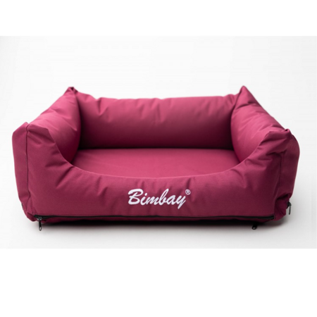 Bimbay Kuscheliges Hundesofa rotwein 100 x 80cm