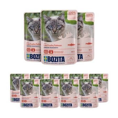 Bozita Feline in Soße mit Lachs 85g x 12