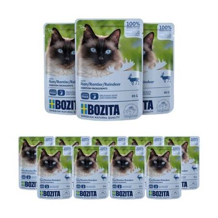 Bozita Feline in Soße mit Rentieren 85g x 12