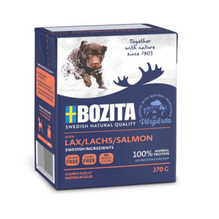 Bozita Stücke in Gelee Lachs 370g x 4