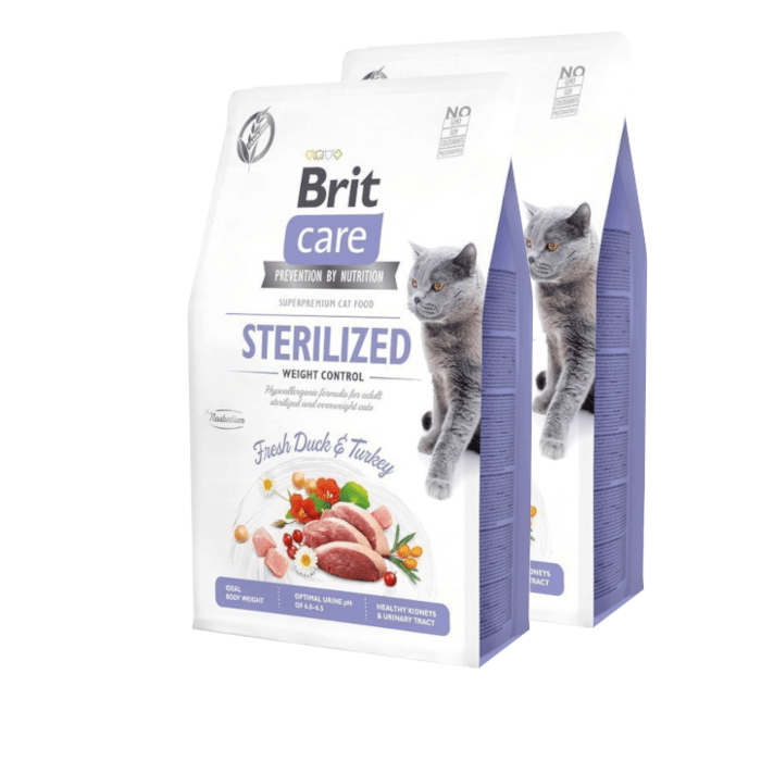 Brit Care Cat Grain-free Sterilized Weight Control 2x7kg