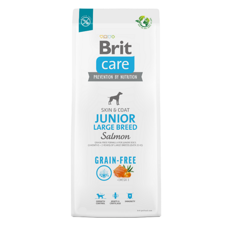 Brit Care Grain-free Junior Large Breed Salmon 1kg