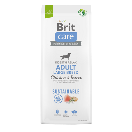 Brit Care Sustainable Adult Large Breed Chicken & Insect 1kg