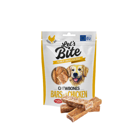 Brit Let's Bite Chewbones Bars with Chicken 175g