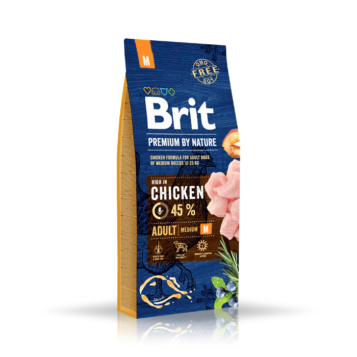 Brit Premium By Nature Adult Medium M 1kg