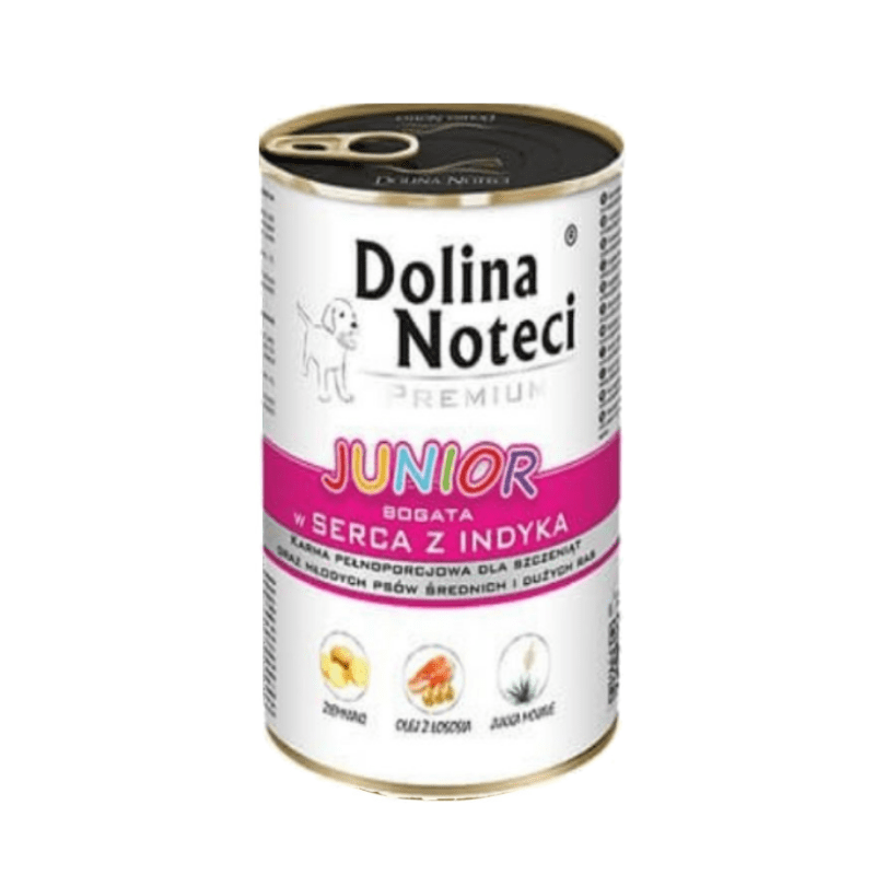 Dolina Noteci Premium Junior Truthahnherzen 12x400g