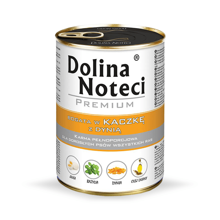 Dolina Noteci Premium reich an Ente mit Kürbis 12x400g