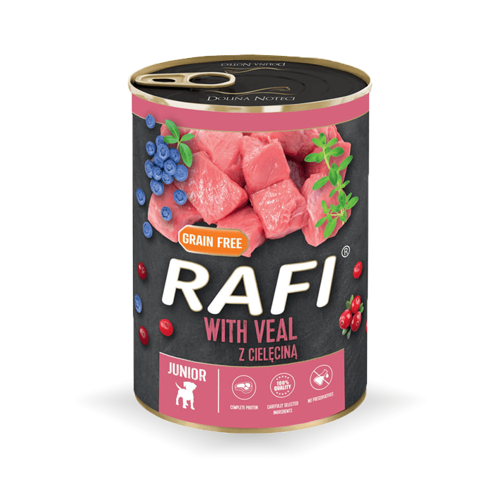 Dolina Noteci Rafi Junior mit Kalbfleisch 12x400g