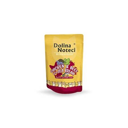 Dolina Noteci Superfood Huhn und Rindfleisch mit Seebrasse 10x85g