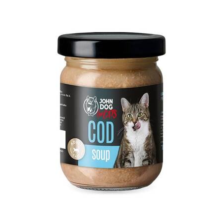 John Dog for Cats Kabeljausuppe 100g