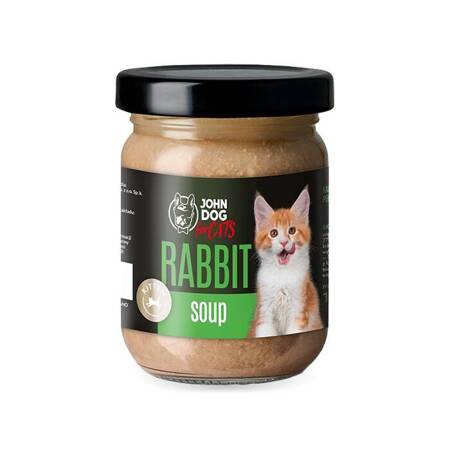 John Dog for Cats Kaninchensuppe für Kätzchen 100g