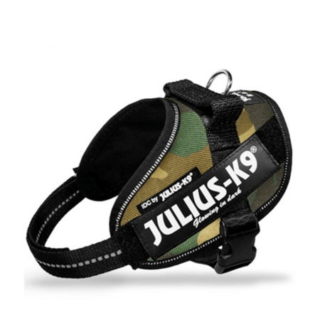 Julius-K9 Hundegeschirr Größe 1/L Camo 63–85 cm / 50 mm