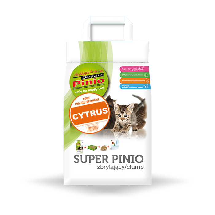 Katzenstreu Super Benek Pinio Klumpen Lemon 7l