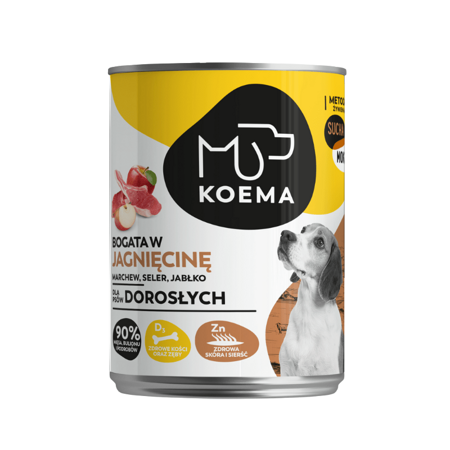 Koema 90% Fleisch Lamm 12x400g