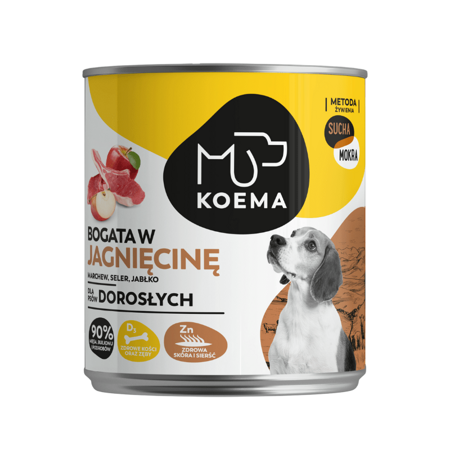 Koema 90% Fleisch Lamm 6x800g