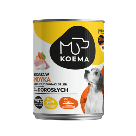 Koema 90% Fleisch Truthahn 12x400g