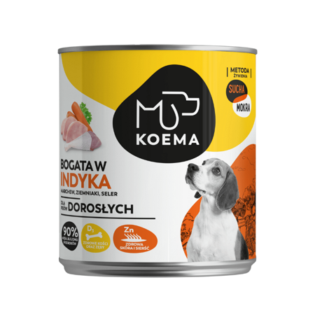 Koema 90% Fleisch Truthahn 6x800g