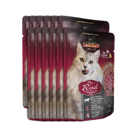 Leonardo Cat Finest Selection Rindfleisch 85g x 12