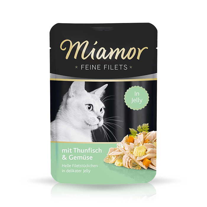 Miamor Feine Filets Beutel Thunfisch und Gemüse 100g x 12