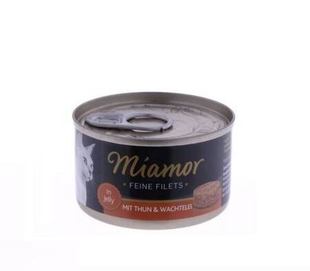 Miamor Feine Filets Dose Thunfisch und Wachteleier 100g x 12