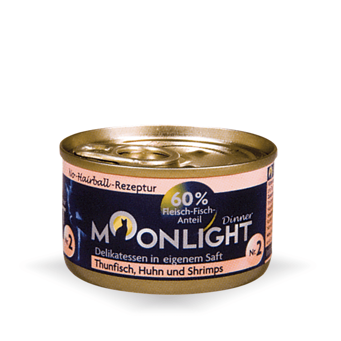 Moonlight Dinner Dose Nr. 2 Thunfisch, Huhn und Garnelen 80g x 12