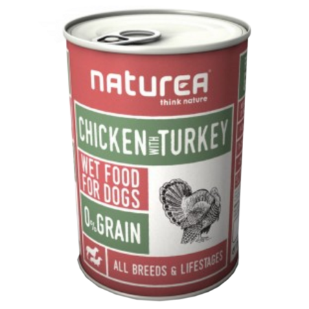 Naturea Grain Free Huhn mit Truthahn 400g x 12