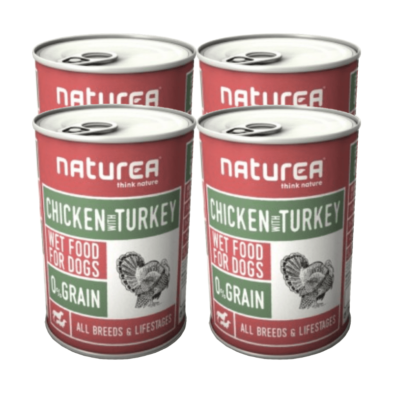 Naturea Grain Free Huhn mit Truthahn 400g x 4