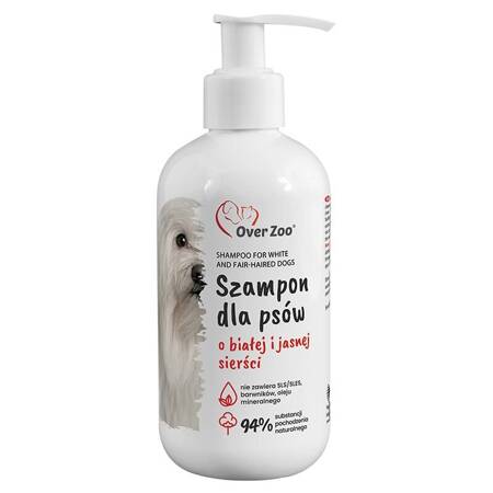 Over Zoo Shampoo für Hunde mit weißem Fell 250ml