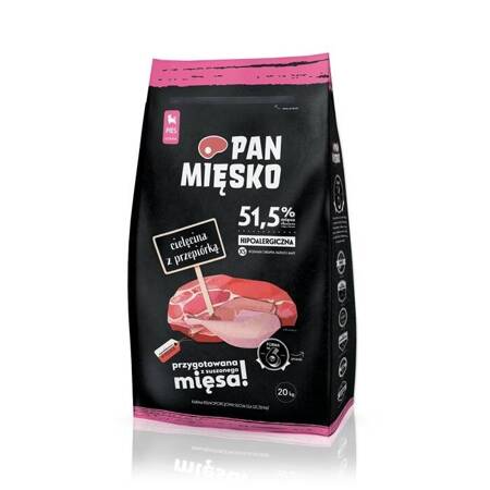 Pan Mięsko für Welpen Kalbfleisch mit Wachteln XS 20kg