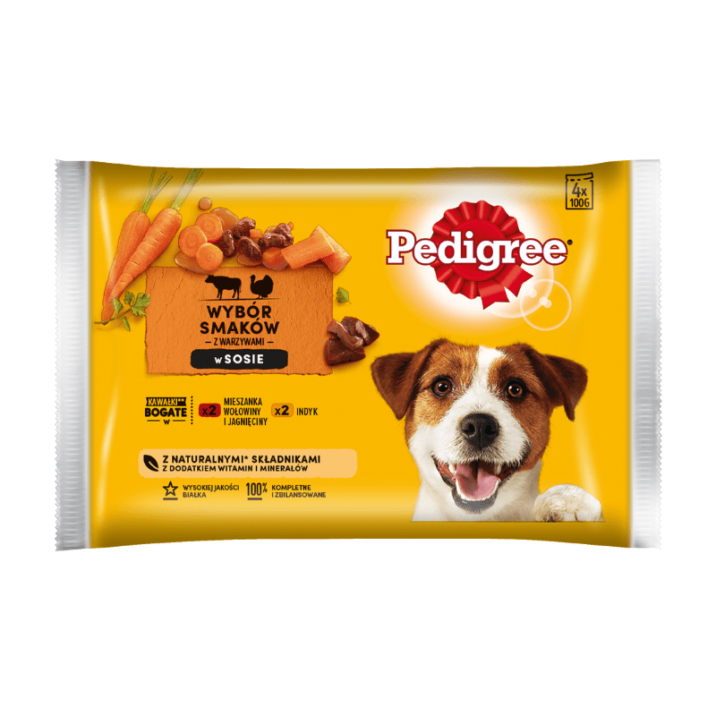 Pedigree Vital Protection Fleischaromen in der Soße 100g x 4 (Multipack x 1)