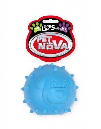 Pet Nova Leckerlibal SnackBall mit Minze blau 6,5cm