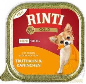 Rinti Gold Mini Truthahn mit Kaninchen 100g x 12