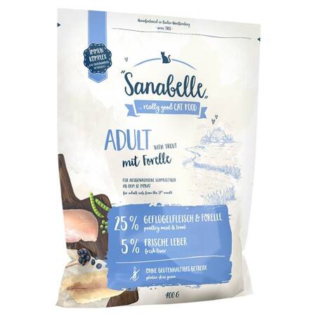 Sanabelle Adult mit Forelle 400g