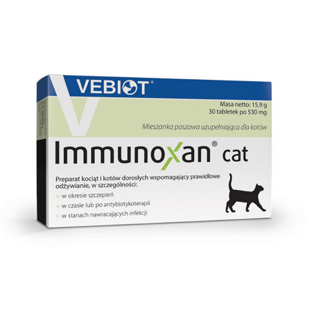 Vebiot Immunoxan Katze für das Immunsystem 30 Tabletten