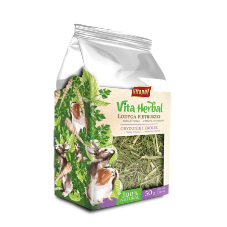 Vitapol Vita Herbal Petersilienstängel für Nagetiere und Kaninchen 4 x 50g