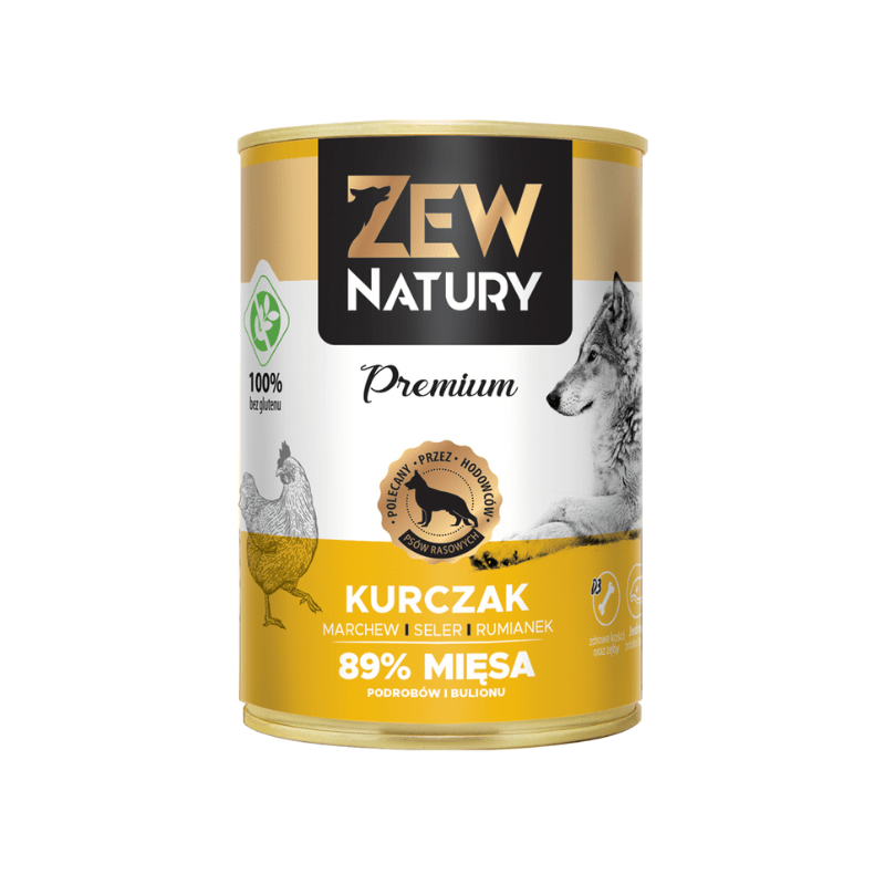 Zew Natury 89% fleisch Huhn 12x400g