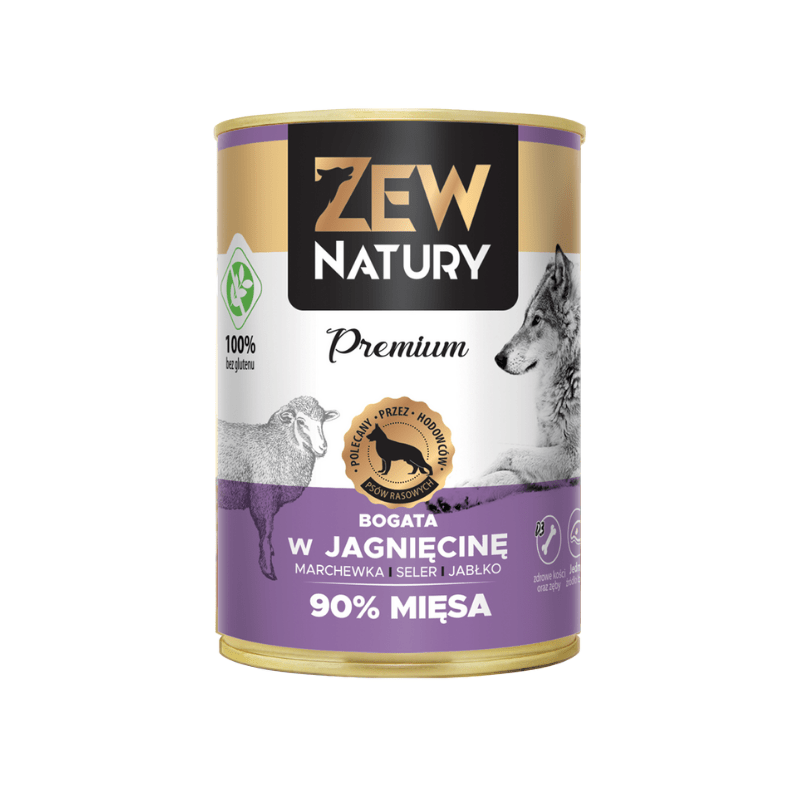 Zew Natury 89% fleisch Lamm 12x400g