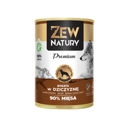 Zew Natury 89% fleisch Spiel 12x400g