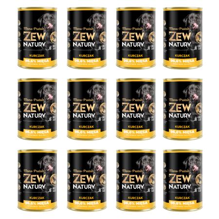 Zew Natury Mono Protein Huhn 12x400g